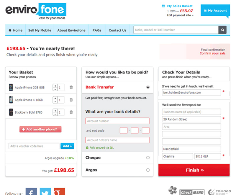 Checkout solution first iteration